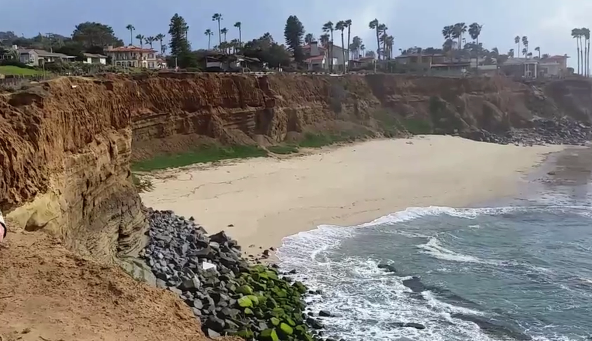 Top -Down Erosion at Sunset Cliffs