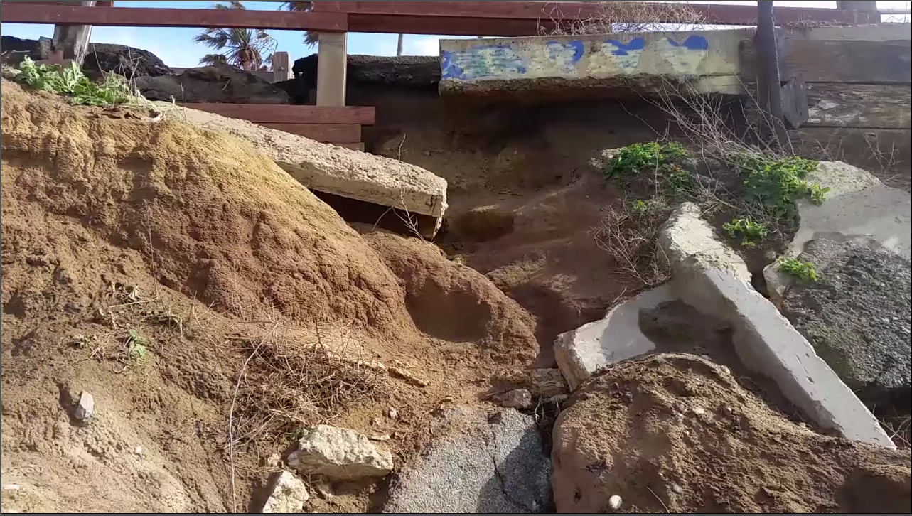 Uncontrolled Surface Water Run-off Erosion